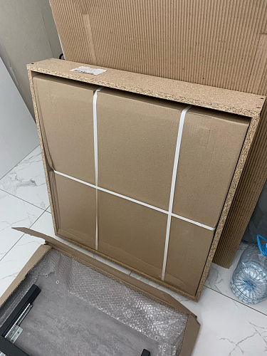 Стол Лота Лофт 140 25 мм черный матовый / бетон фото покупателя 882