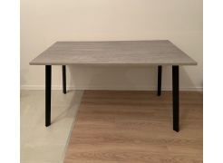 Стол Тринити Лофт 120 32 мм бетон / черный матовый фото покупателя 653