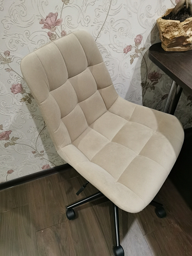 Компьютерное кресло Честер голубой (velutto 47 ) / черный фото покупателя 21