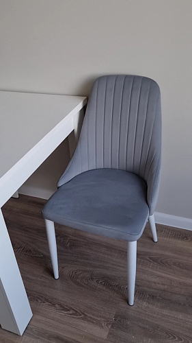 Стул на металлокаркасе Kora green / black фото покупателя 90