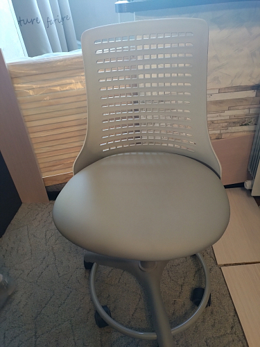 Компьютерное кресло Kiddy ткань серый фото покупателя 55