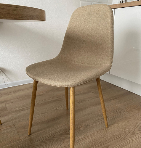 Стул на металлокаркасе Lilu 05 gray / white фото покупателя 3