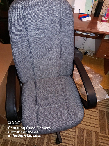 Компьютерное кресло CH747 синий, ткань фото покупателя 5