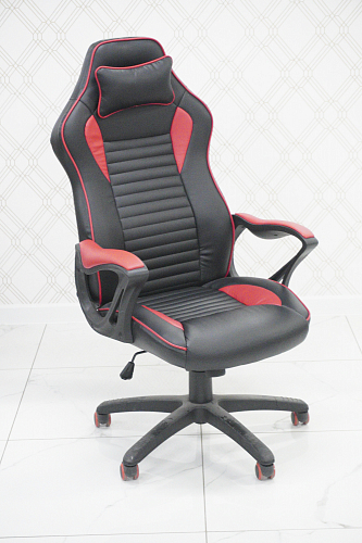 Компьютерное кресло Leon красное / черное из шоурума 4