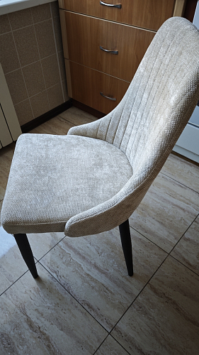 Стул на металлокаркасе Kora green / black фото покупателя 405