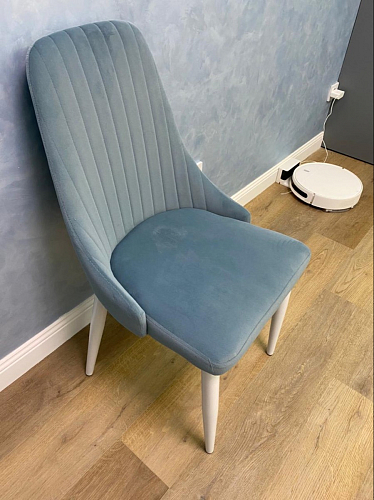 Стул на металлокаркасе Kora green / black фото покупателя 288