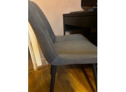 Стул на металлокаркасе Седа К крутящийся светло-серый  / белый фото покупателя 283