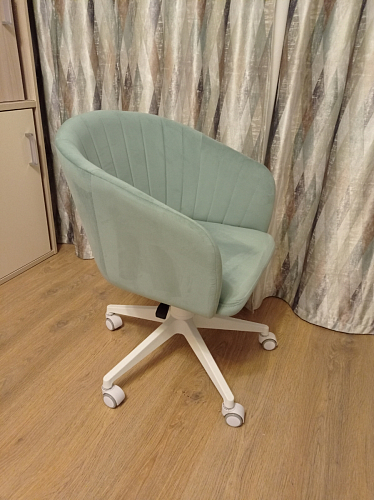 Компьютерное кресло Тибо confetti chocolate / белый фото покупателя 61