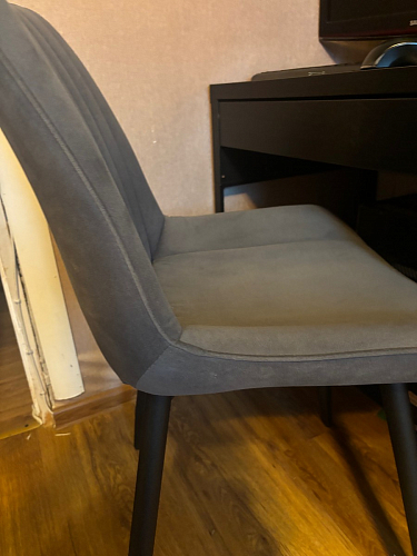 Комплект стульев Вейв 4 шт светло-серый / черный фото покупателя 283