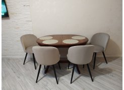 Стул на металлокаркасе Gabi gray / black фото покупателя 488