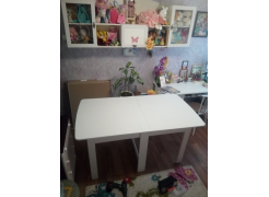 Стол книжка СтК4 дуб сонома / белый фото покупателя 8