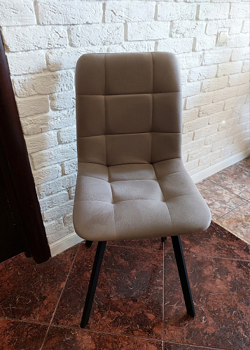 Комплект стульев Чилли 4 шт темно-серый / черный фото покупателя 211