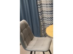 Стул на металлокаркасе Чилли синяя ткань / белый фото покупателя 303