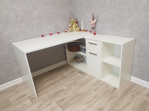 Письменный стол Лайт 03.245F белый гладкий 101 фото покупателя 191