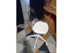 Компьютерное кресло Kolin с подушкой clear / white фото покупателя 538