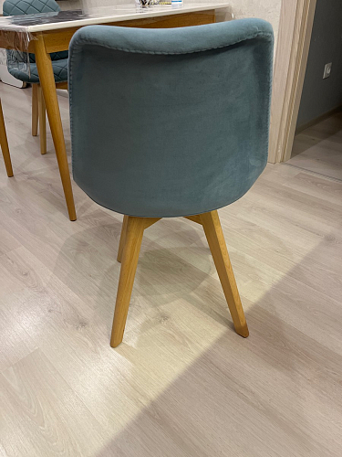 Стул Bonuss blue / wooden legs фото покупателя 155