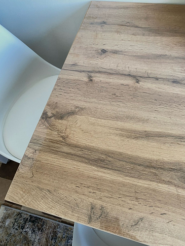 Деревянный стол Лота Лофт 140х80 дуб крафт табачный / черный матовый фото покупателя 129