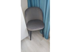 Стул на металлокаркасе Gabi 1 gray / black фото покупателя 188