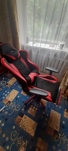 Компьютерное кресло Kano черное / красное фото покупателя 68