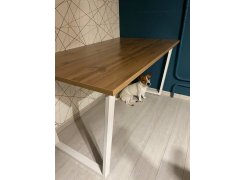 Стол Лота Лофт 140 25 мм черный матовый / бетон фото покупателя 162