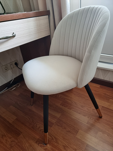 Стул на металлокаркасе Gabi 1 light purple / black фото покупателя 989