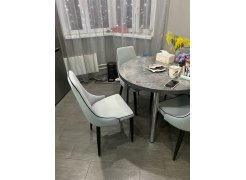 Стул на металлокаркасе Kora beige / black фото покупателя 222