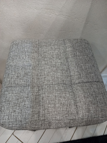 Барный стул Лофт кожзам темно-серый / черный матовый фото покупателя 119