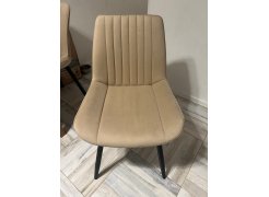 Стул на металлокаркасе Вейв светло-серый (hl 63) / 10К черный каркас фото покупателя 249