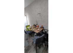 Деревянный стол Лота Лофт 120(160)х75 черный матовый / бетон светлый фото покупателя 697