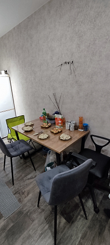 Стол раскладной Лота Лофт 120 25 мм юта / черный матовый фото покупателя 697