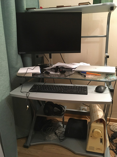 Компьютерный стол Roni black фото покупателя 12