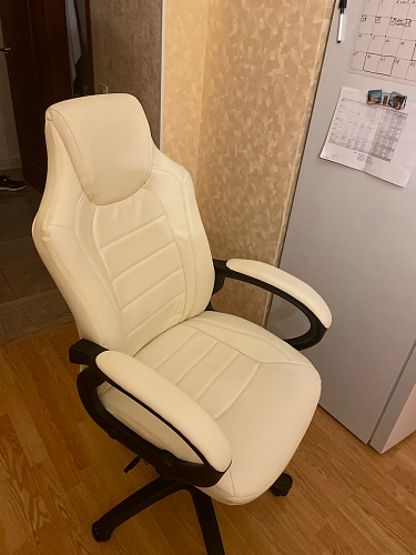 Компьютерное кресло Kadis коричневое / бежевое фото покупателя 62