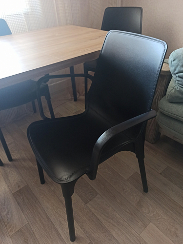 Кресло SHT-S76 черное / черное муар фото покупателя 7