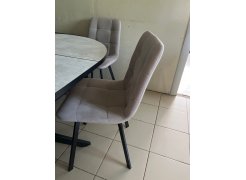 Стул на металлокаркасе Чилли горчичный / белый фото покупателя 548