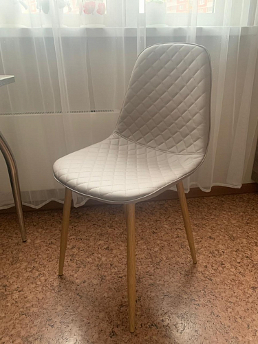 Стул на металлокаркасе Capri голубой фото покупателя 31