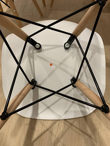 Стул Cindy Eames mod. 001 khaki / natural фото покупателя 487