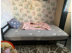 Односпальная кровать Фади 80х200 черная фото покупателя 1167