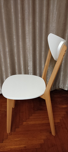 Стул Maxi/Макси белый / натуральный фото покупателя 4