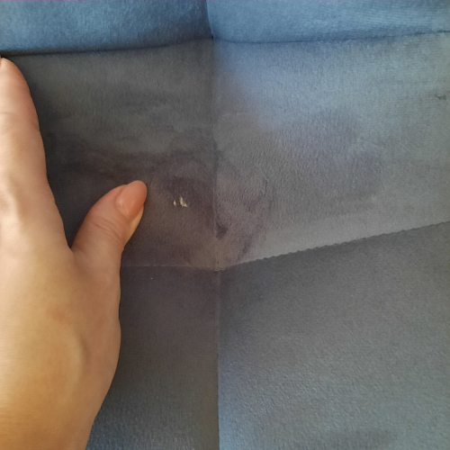 Стул на металлокаркасе Чилли К светло-серый велюр / черный каркас фото покупателя 1037