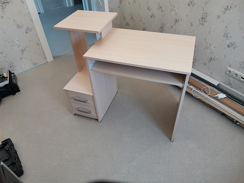 Стол компьютерный Джаз-24 правый венге фото покупателя 157