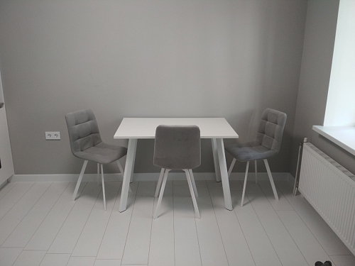 Стул на металлокаркасе Чилли черный / зеленый фото покупателя 1280