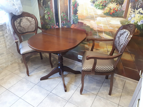 Деревянный стул Лауро патина золото / бежевый тесьма 11 фото покупателя 6