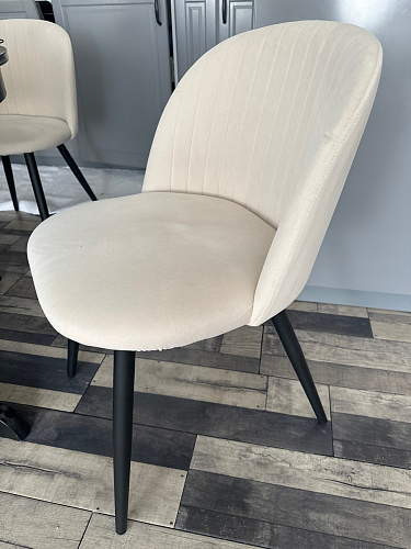 Стул на металлокаркасе Gabi latte / gold / black фото покупателя 42