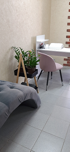 Стул на металлокаркасе Gabi 1 light blue / black / gold фото покупателя 39