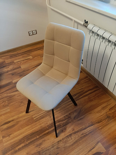 Комплект стульев Чилли 2 шт бежевый / черный фото покупателя 458