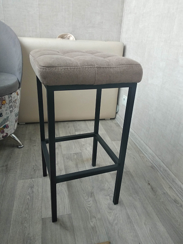 Барный стул Лофт катания минт / белый матовый фото покупателя 227