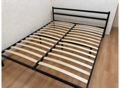 Односпальная кровать Фади 80х200 черная фото покупателя 1230