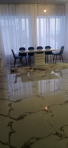 Стул на металлокаркасе Capri blue / white фото покупателя 46