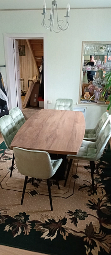 Стол на тумбе Эудес черный фото покупателя 23