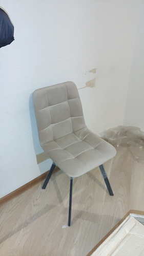 Стул на металлокаркасе Чилли черный / зеленый фото покупателя 1136